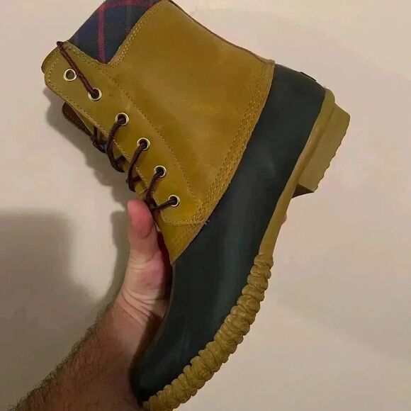 NEW Storm by Cougar ROGER Navy Tan Womens Waterproof Rain Boots - Picture 5 of 9